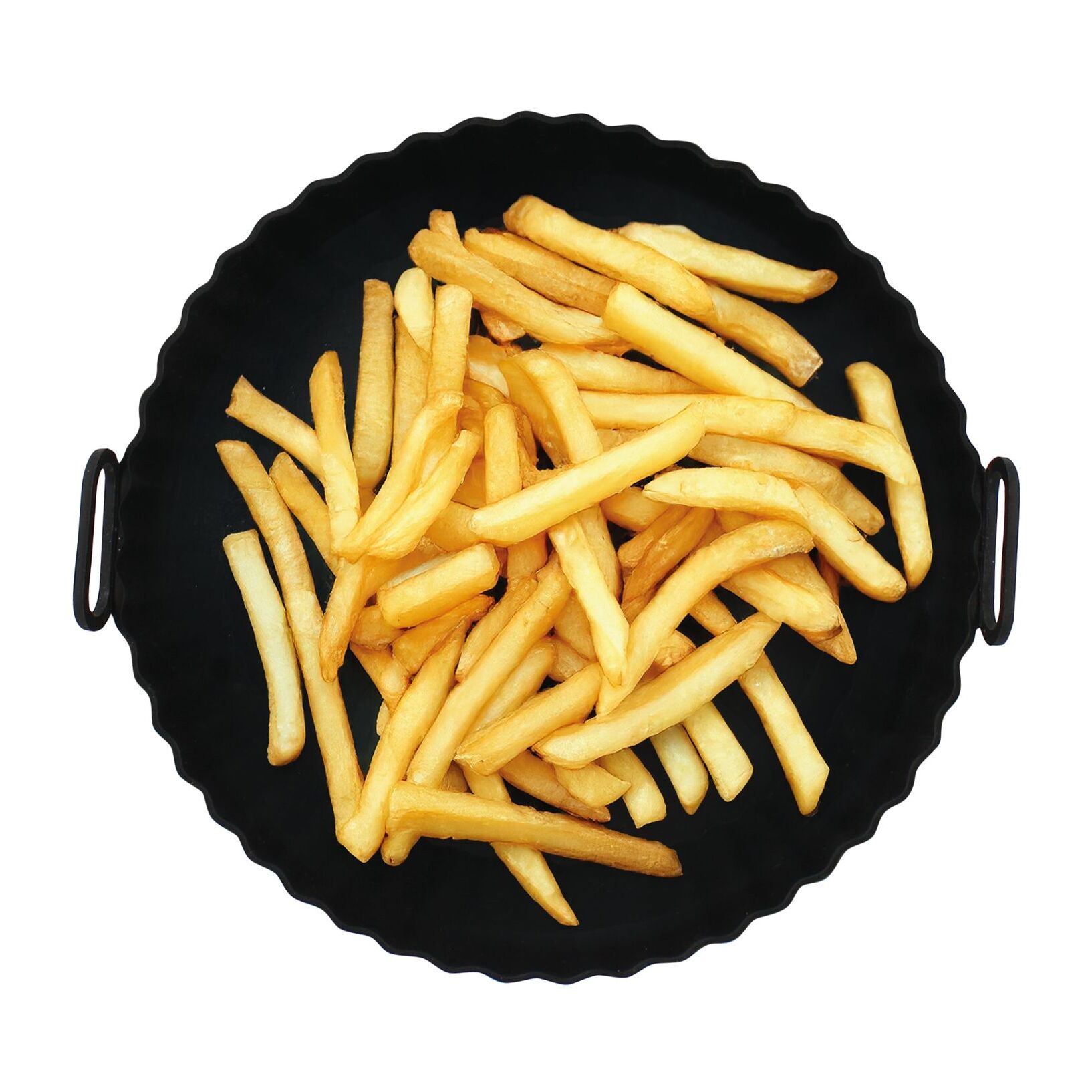 Moule rond en silicone 20cm pour friteuse sans huile