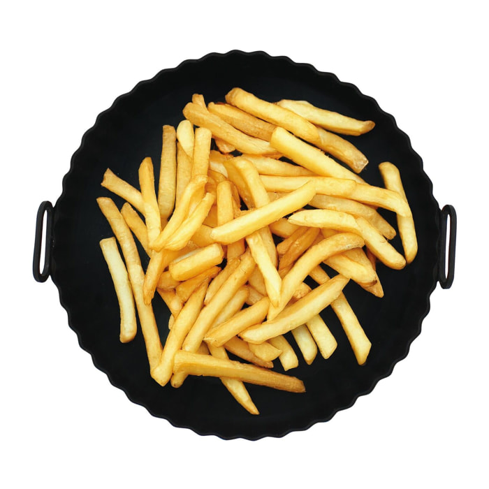 Moule rond en silicone 20cm pour friteuse sans huile