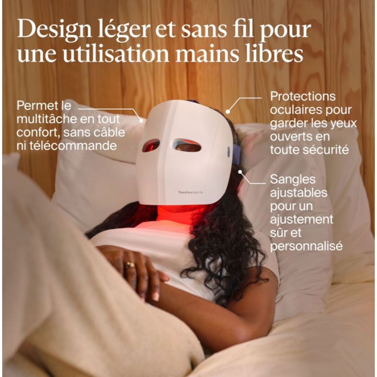 Masque LED THERABODY Theraface GLO