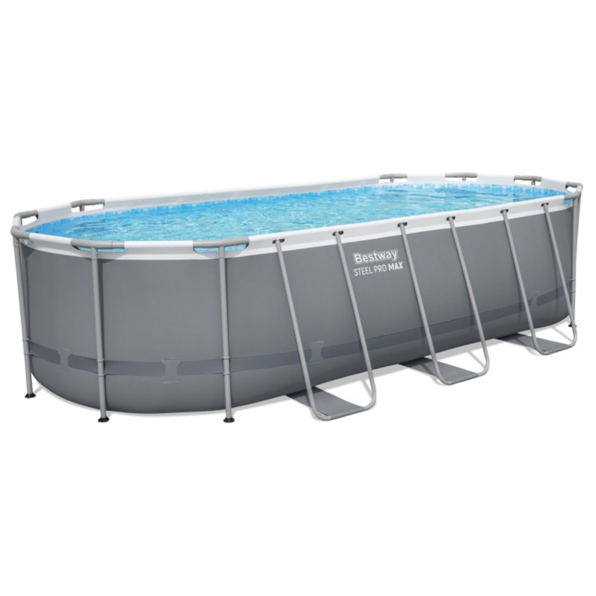 Bestway Piscine hors sol ovale Steel Pro MAX Solo Pool 549 x 274 x 122 cm Bestway