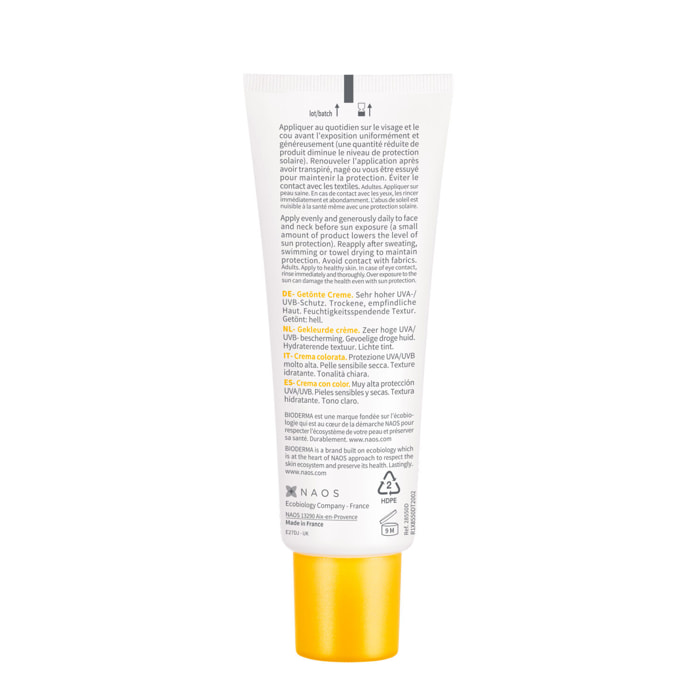 Photoderm - Crème Hydratante Teintée - Peaux Sensibles - SPF50+ 40 ml