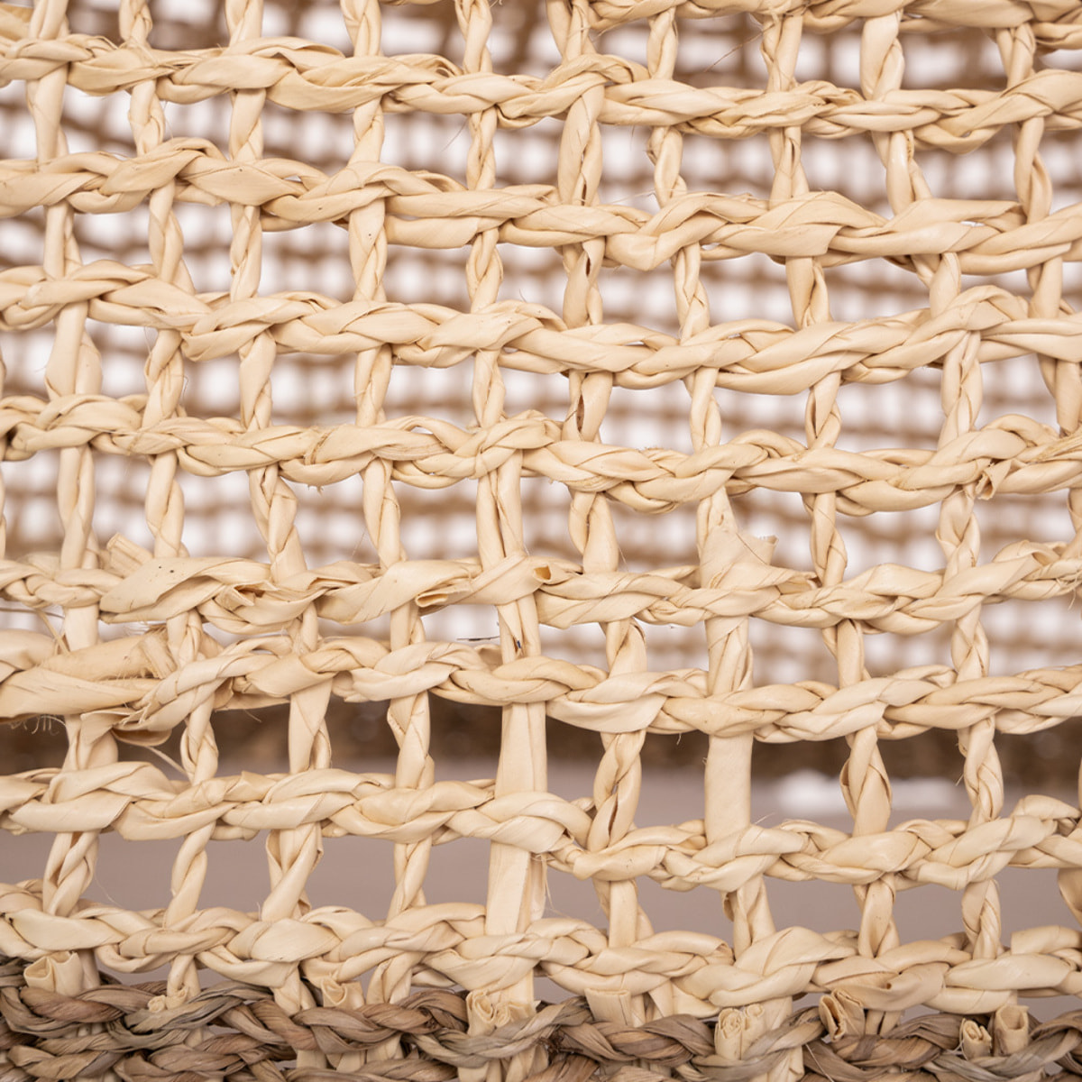 Abat-jour en feuille de palmier et posidonie ∅ 50cm - Biga