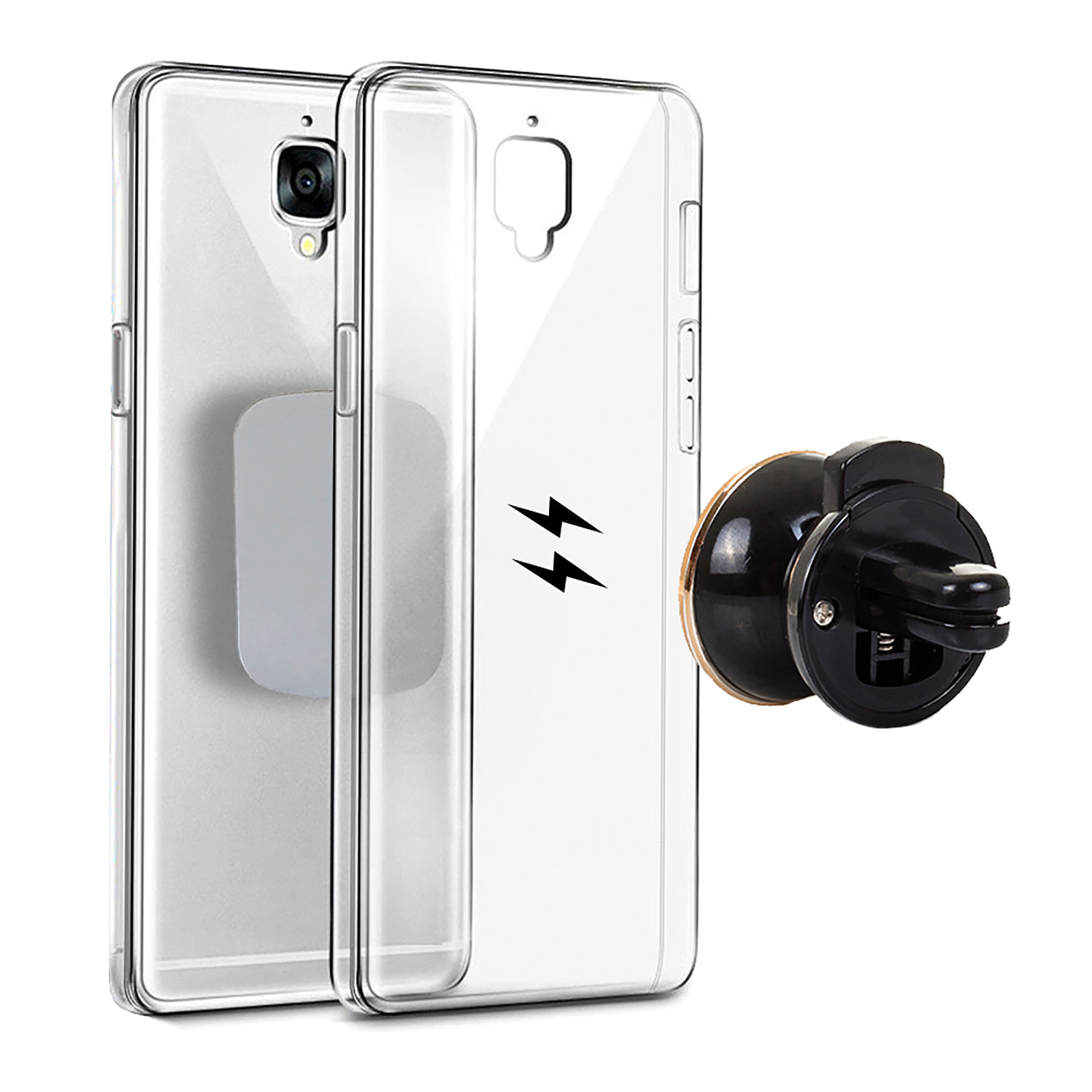 DAM Griglia supporto auto 3x3x5 Cm. Colore: oro