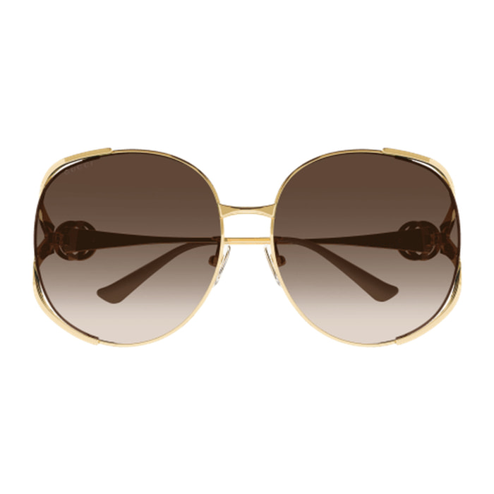 Gafas de Sol Gucci GG0225S-007 de Metal Mujer 63 mm