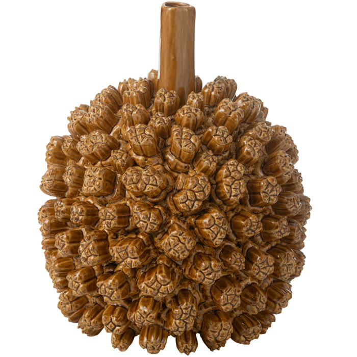 J-Line vase Saki - céramique - jaune - large