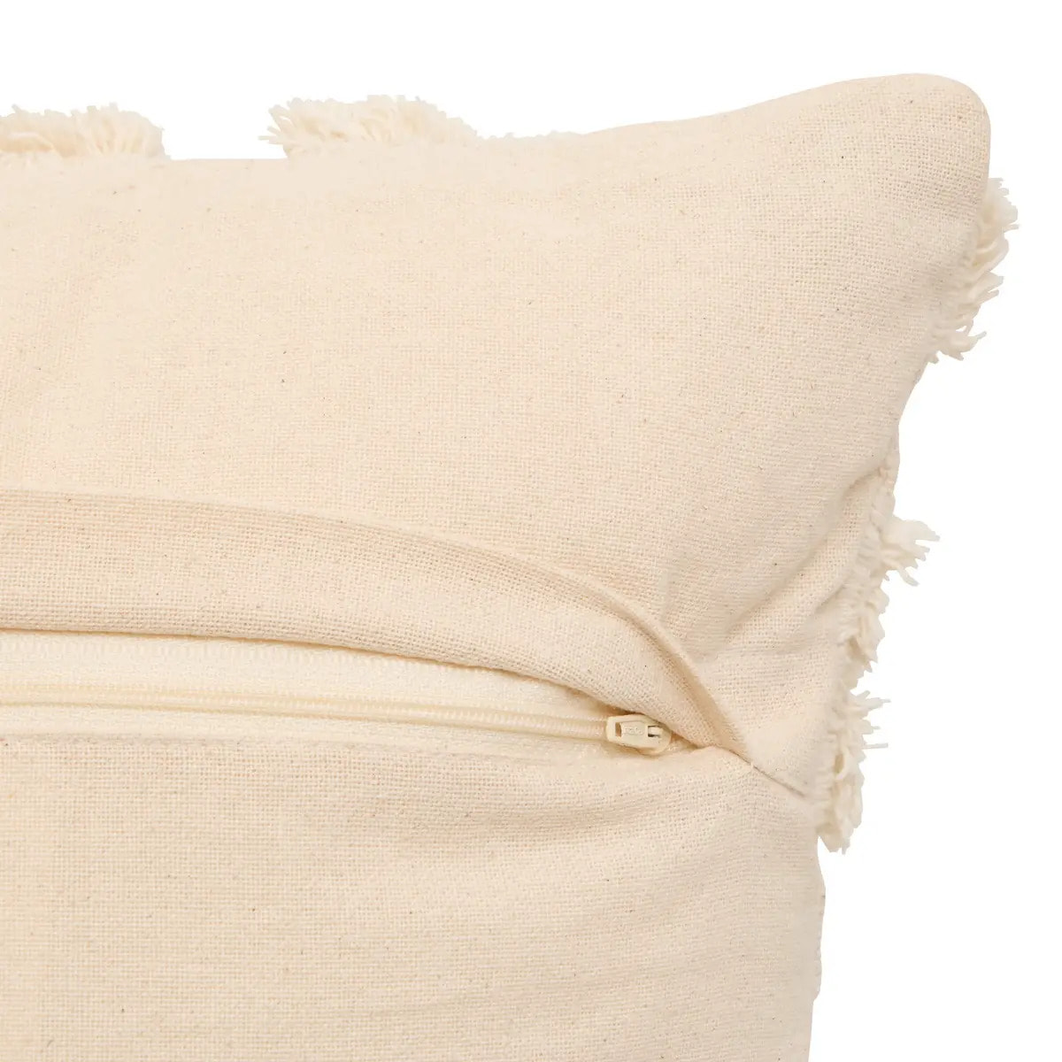 Coussin Hawki carré 40x40cm blanc
