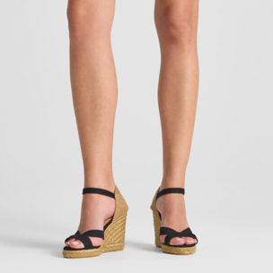 Sandalia Bruna cuña de yute 9cm