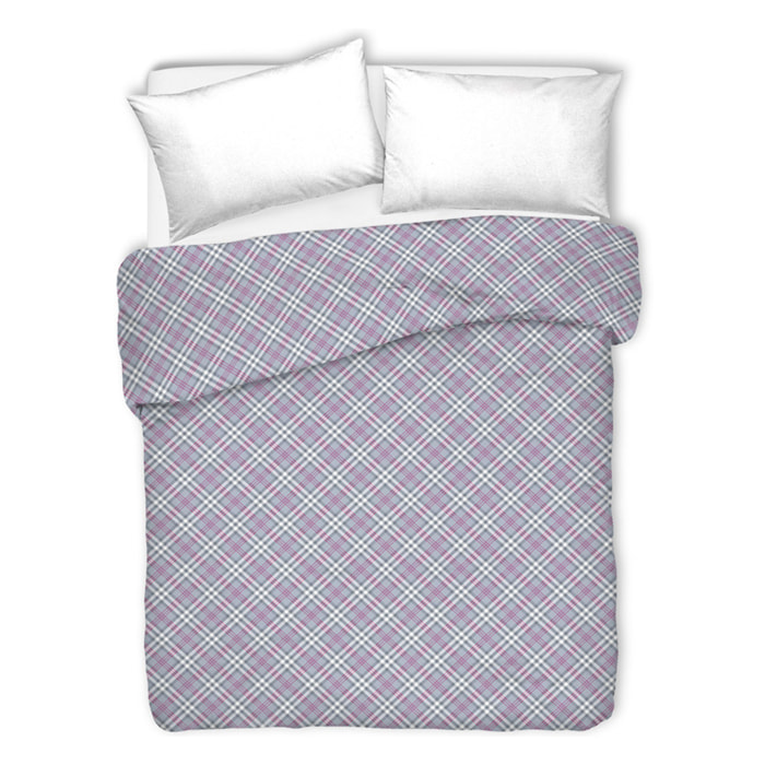 Copriletto di cotone scotty grigio