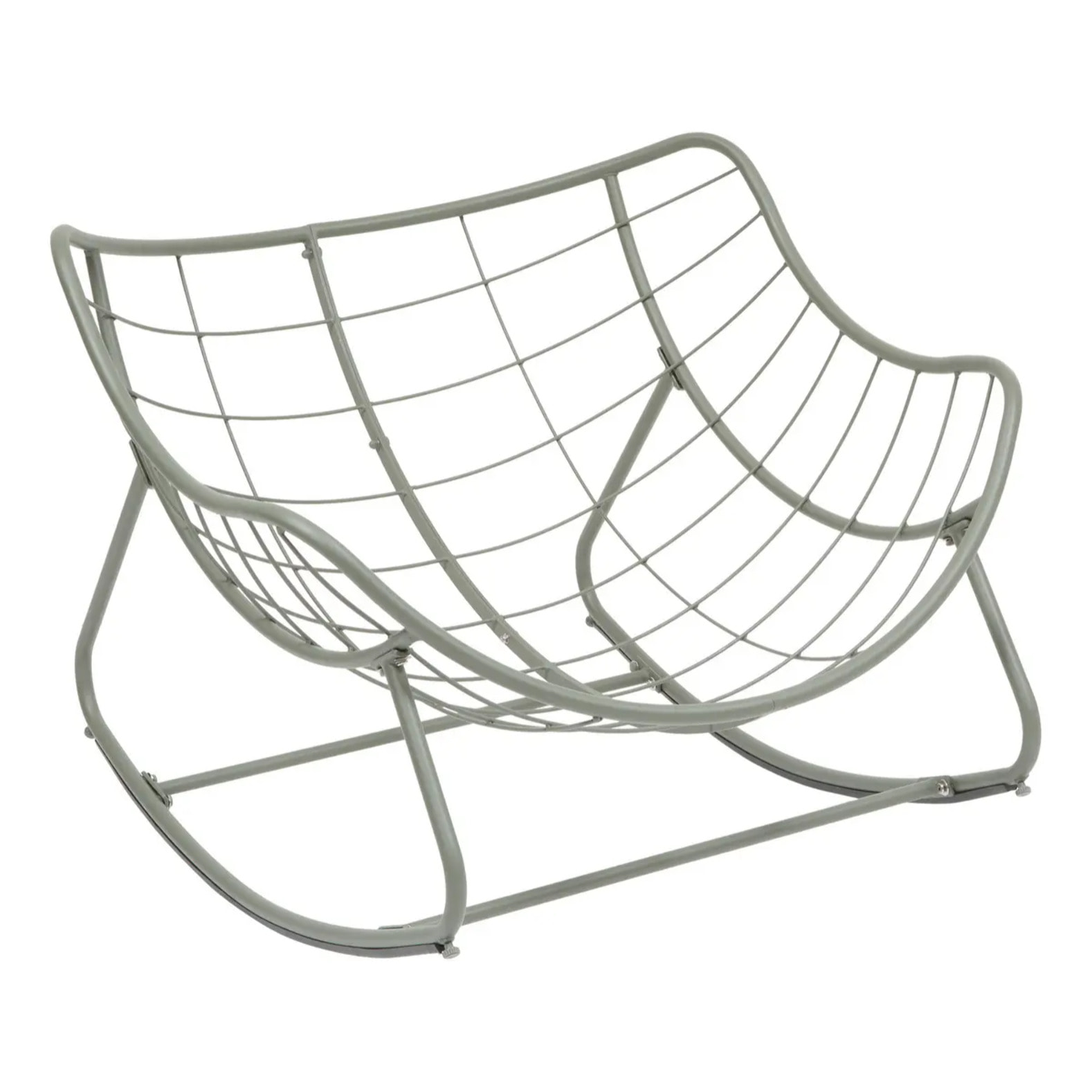 Fauteuil à bascule Paopao vert laurier