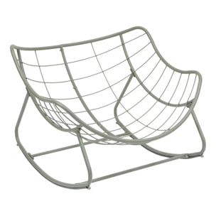 Fauteuil à bascule Paopao vert laurier