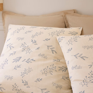 Parure housse de couette imprimé 100% gaze de coton - liveo