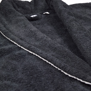 Albornoz s/m 360 gr/m2 100% algodón gris