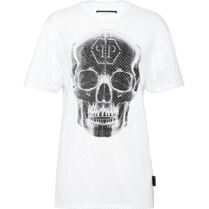 PHILIPP PLEIN Camiseta de corte masculino SKULL