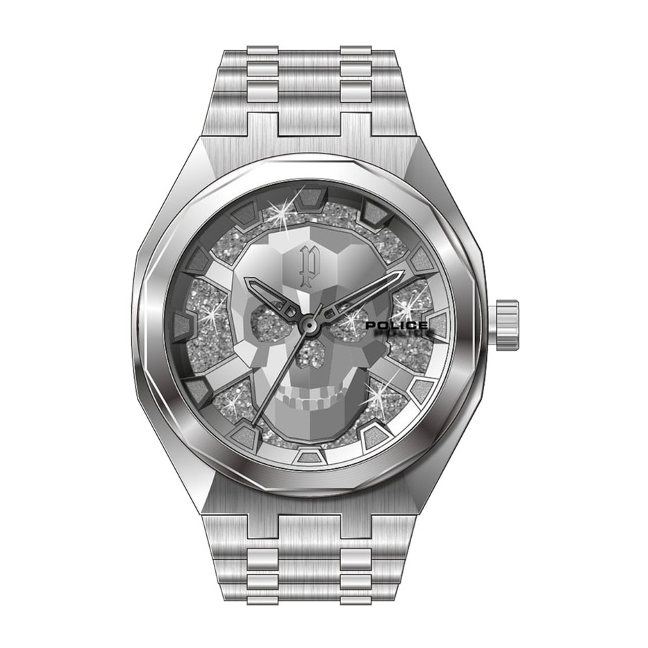 Reloj Police PEWJG2110702 Hombre Analogico Cuarzo con Correa de Acero