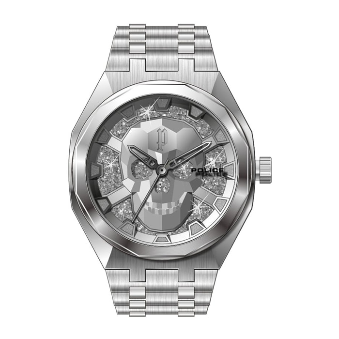 Reloj Police PEWJG2110702 Hombre Analogico Cuarzo con Correa de Acero