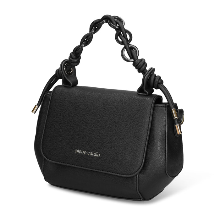 Borsa a mano da donna - Modello Celeste Chic - Pelle vegana PU - 25.0 x 15.0 x 11.0 cm