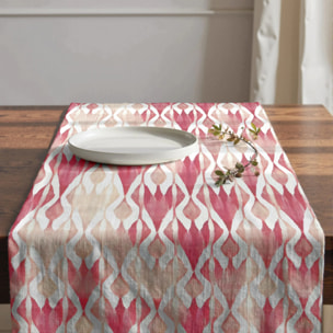 Chemin de table 100 % coton Tariro 125 6 50x150 cm