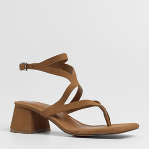 Sandalias de tacón Morey Caramelo 6 cm
