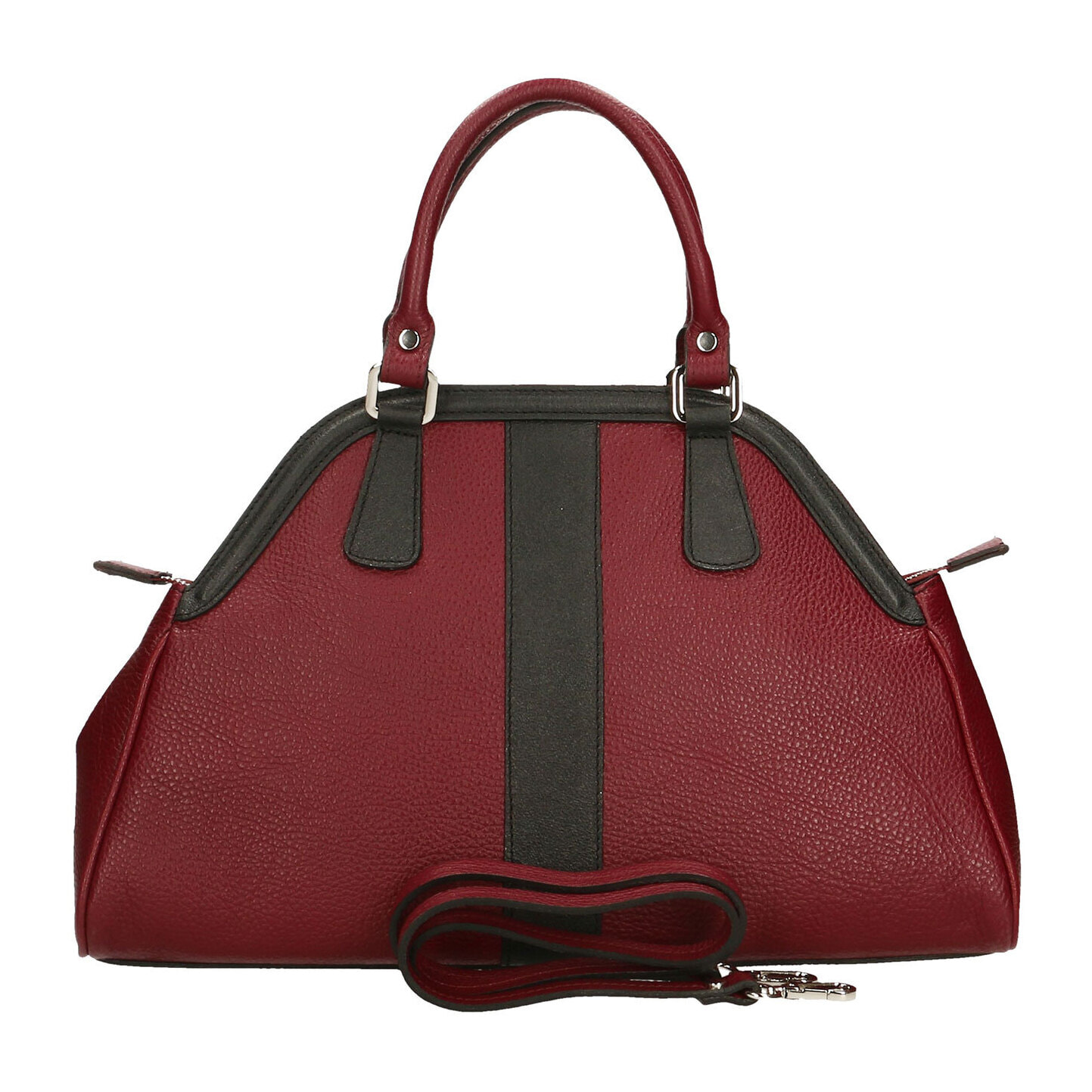 Borsa a mano da donna In Vera pelle Made in Italy 40x24x11 cm