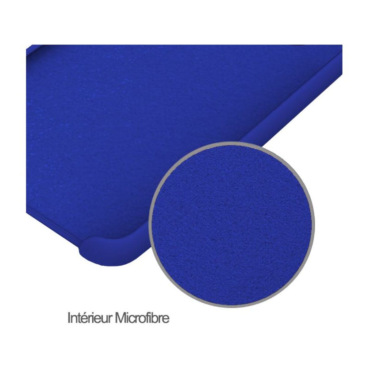 Coque IBROZ Samsung A20e Liquid Silicone bleu marine