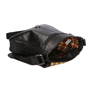 Borsa a tracolla unisex In Vera pelle Made in India 19,5x23,8x3 cm