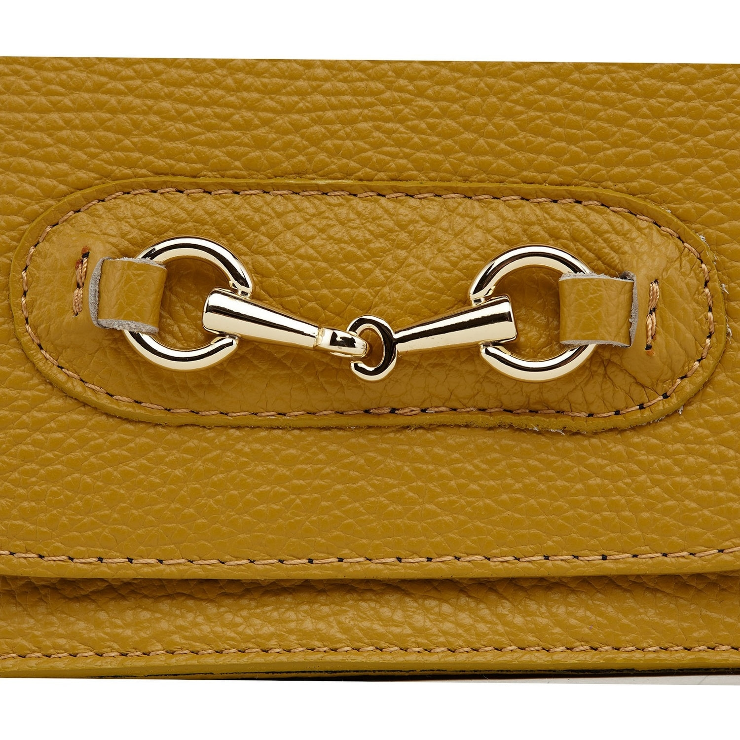 Borse Donna colore Giallo-in pelle Made in Italy 15x20x8cm