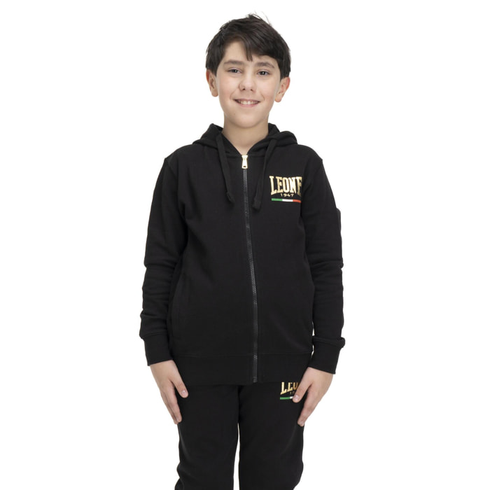 Tuta con cappuccio da bambino Gold