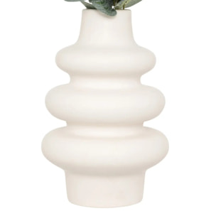 Composition eucalyptus avec vase "Suza" H37cm