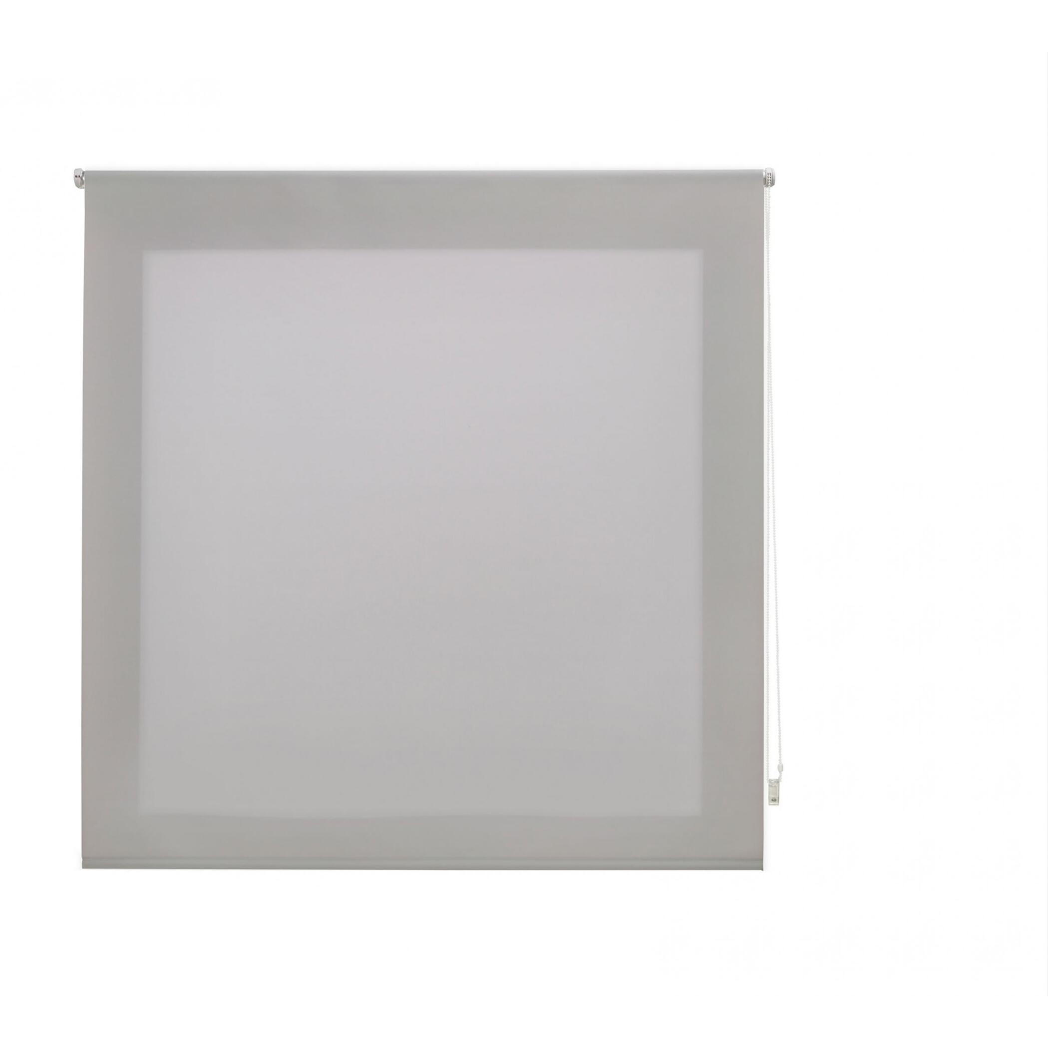 Estor Poliéster enrrollable opaco liso OPACARA PLATA PURLINE  W