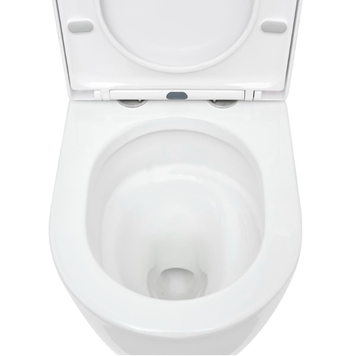 Fusion WC à poser sans bride, rinçage Vortex, avec abattant SoftClose, blanc (SATFUS031RTORVP)