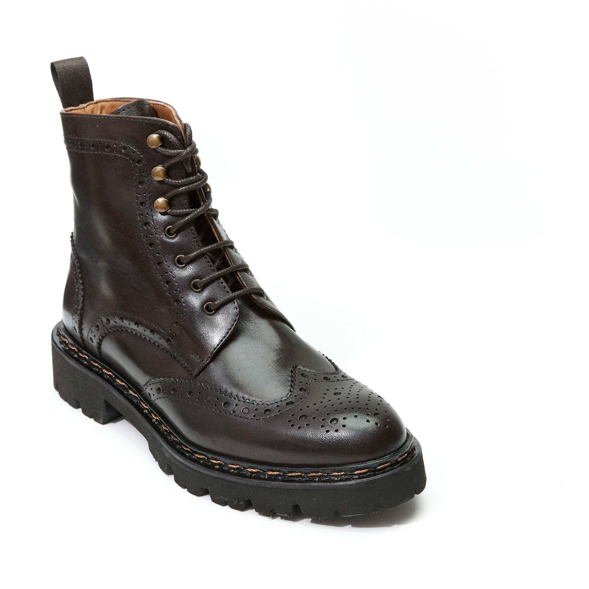 Derby Boot British Passport Testa di moro