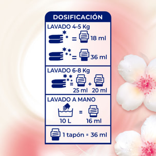 Flor Original Delicado, Suavizante para La Ropa Concentrado, Apto para Pieles Sensibles, 156 lavados (2 botellas x 78 dosis)