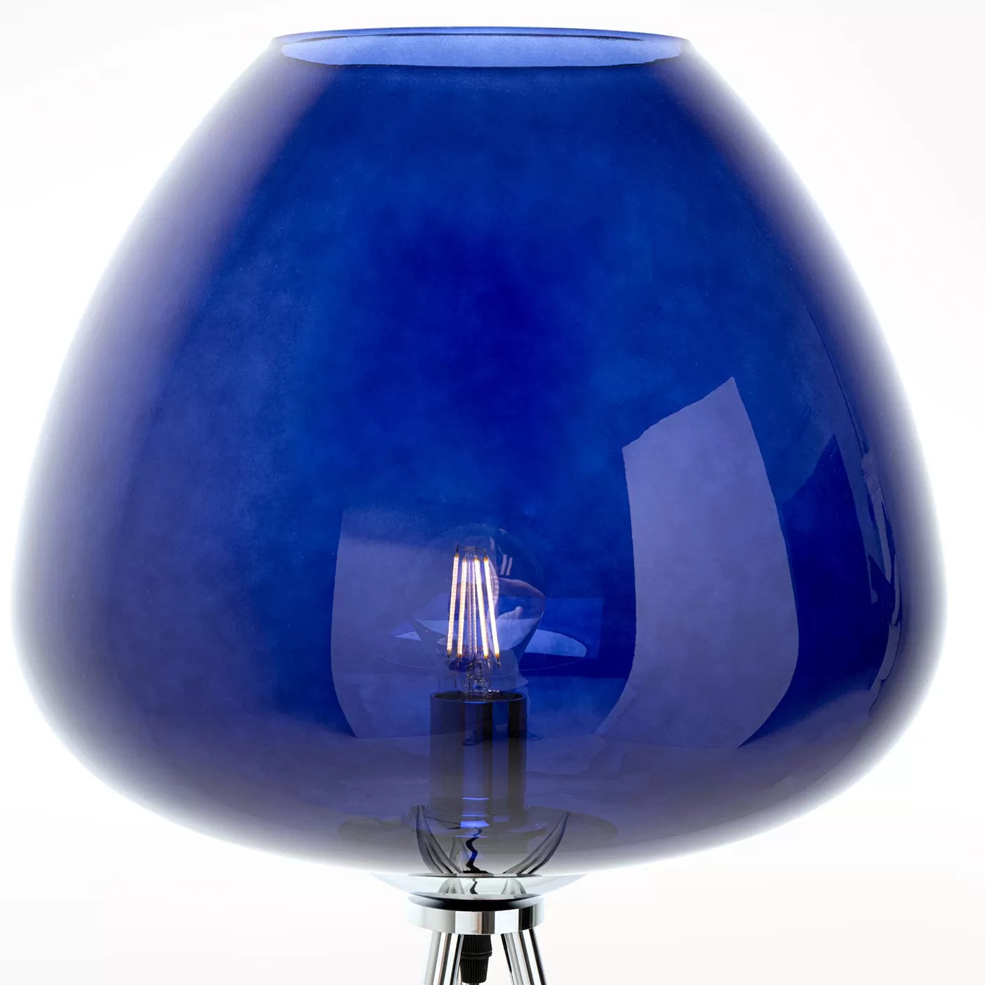 Lampadaire Sphere 146cm bleu Kare Design