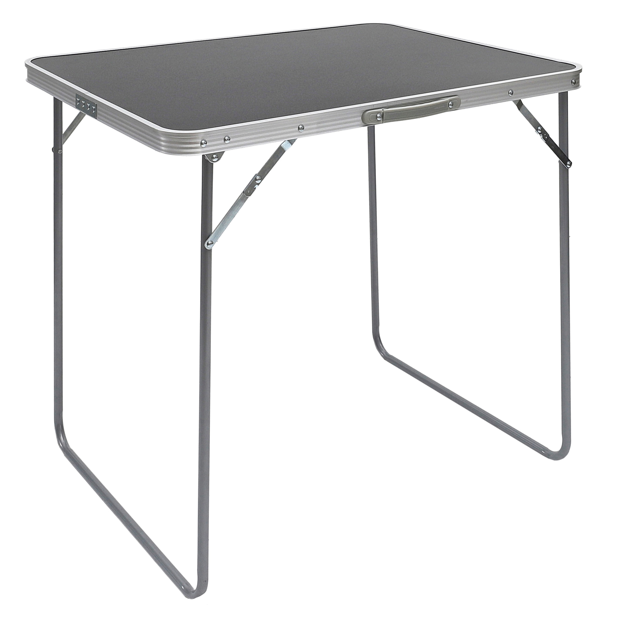 Table De Camping Pliable Noir 80x60cm