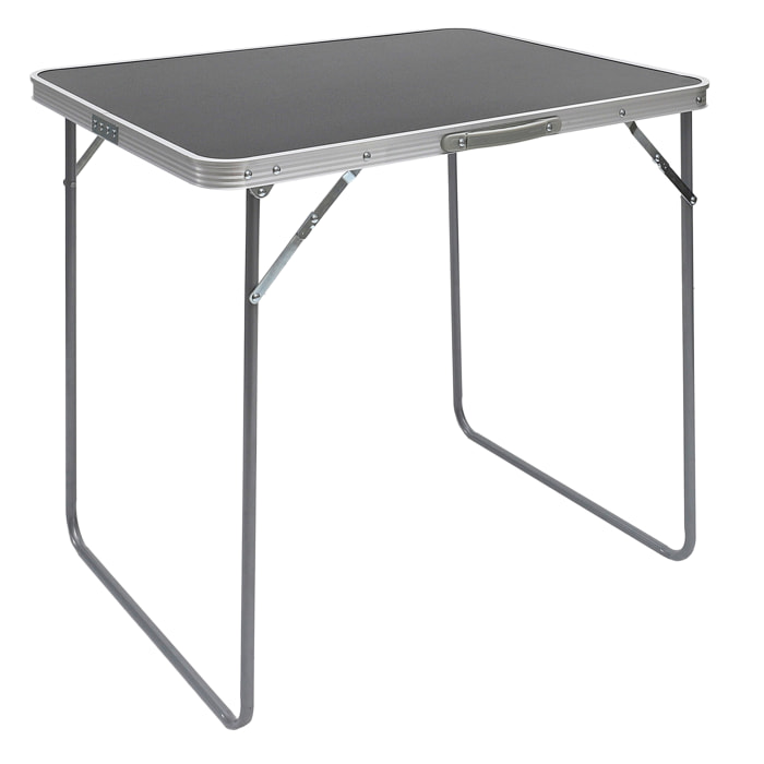 Table De Camping Pliable Noir 80x60cm