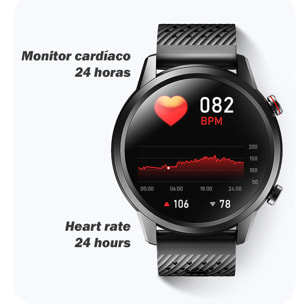 Smartwatch F32 con 20 modos deportivos. Monitor cardiaco, de tensión y oxígeno en sangre.