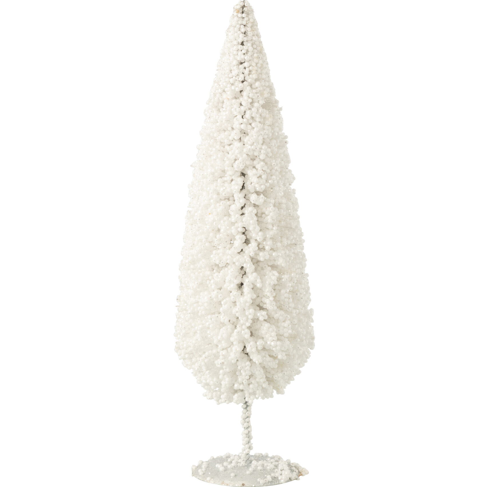J-Line décoration sapin De Noël - plastique - blanc - medium