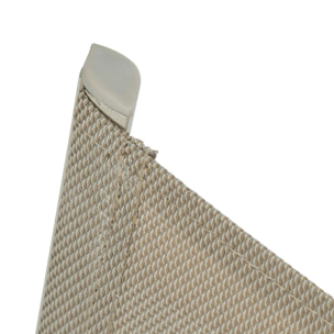 Chaise "Axant" empilable lin & argile