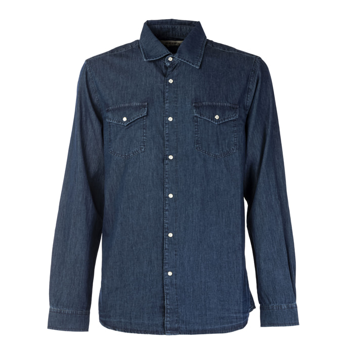 REIGN camicia uomo denim