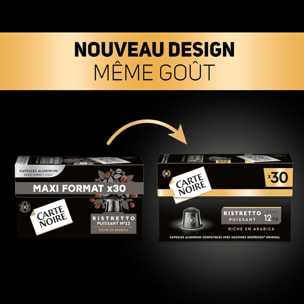Ristretto n°12 x30 - Capsules compatibles Nespresso en aluminium