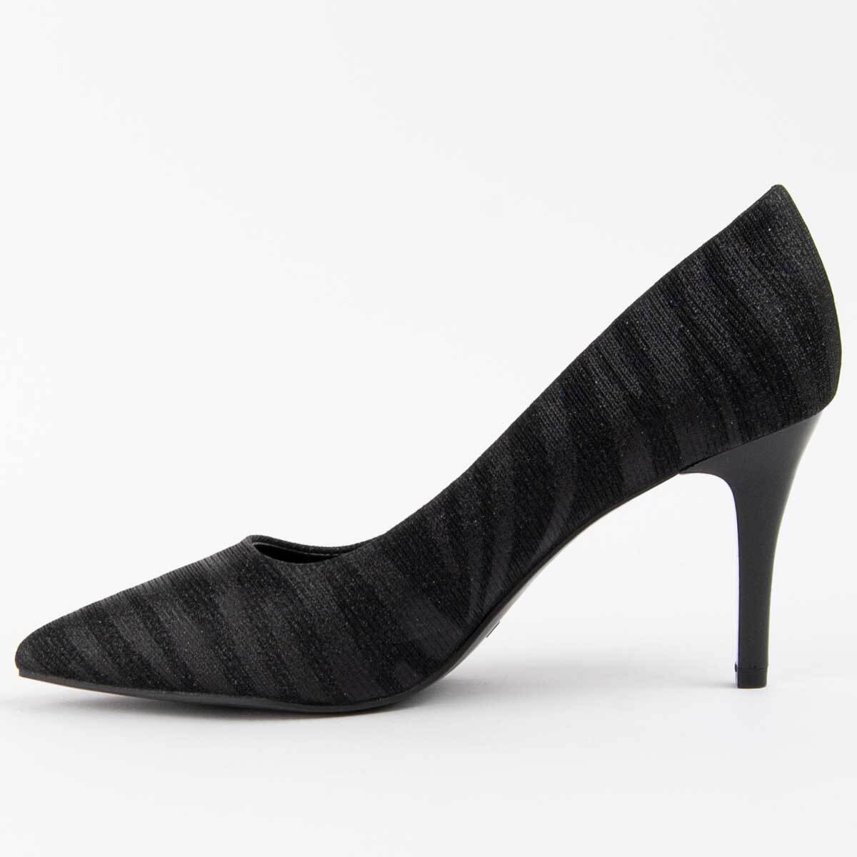 Zapato De Tacón - Negro - Altura: 8 Cm