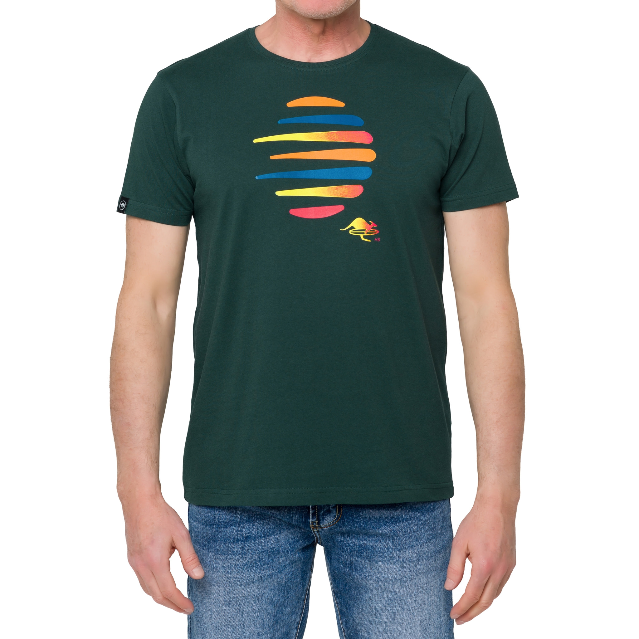 T-shirt in cotone 150 gr Hot Buttered Balangan Verde