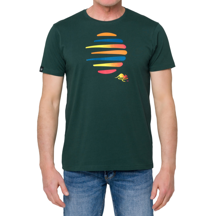 T-shirt in cotone 150 gr Hot Buttered Balangan Verde