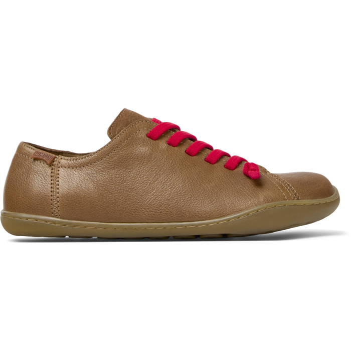 Zapatillas - CAMPER Peu Cami - Marron - Cuero liso