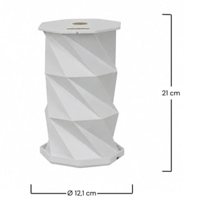 Lampe à poser en papier blanc - Kami