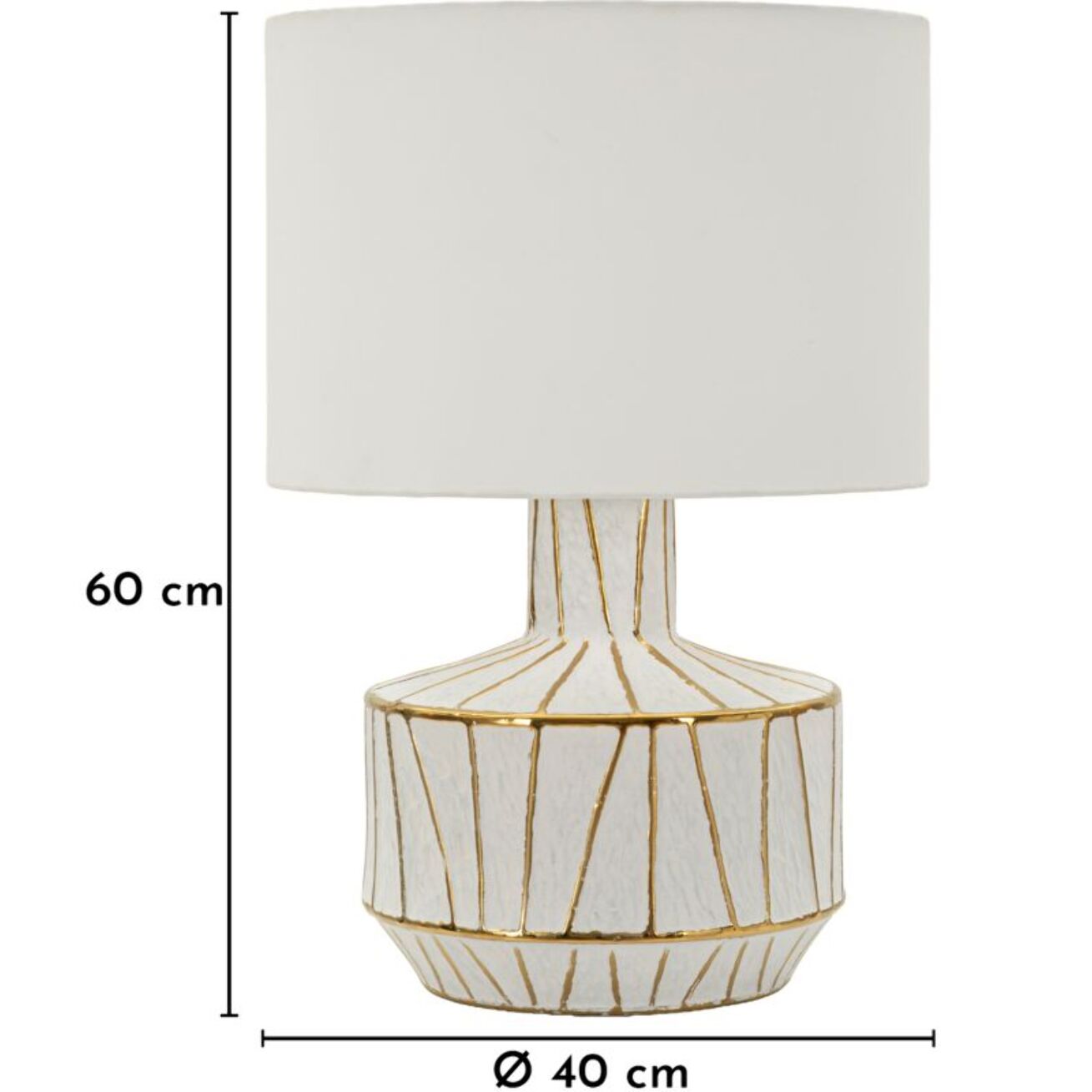 LAMPADA DA TAVOLO TANGERI CM Ø 40X60
