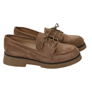 Mocassino stringato - tacco 4,0 cm