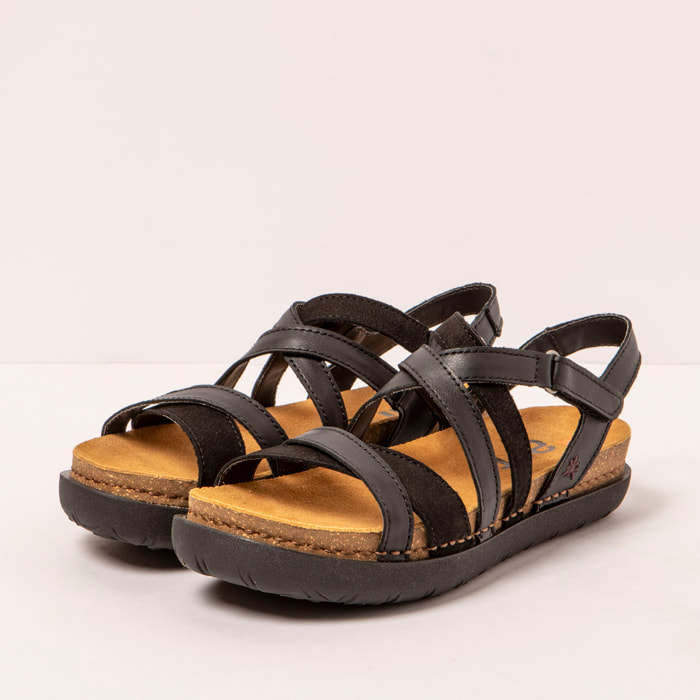 Sandalias 1714 MULTI TOTAL BLACK /RHODES color Total black