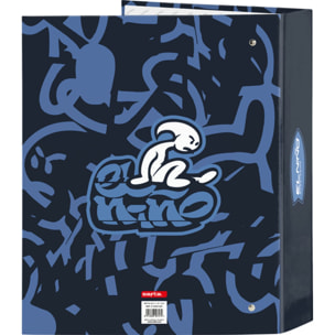 Carpeta f. 4 anillas 35mm lomo ancho el niño "bahia"