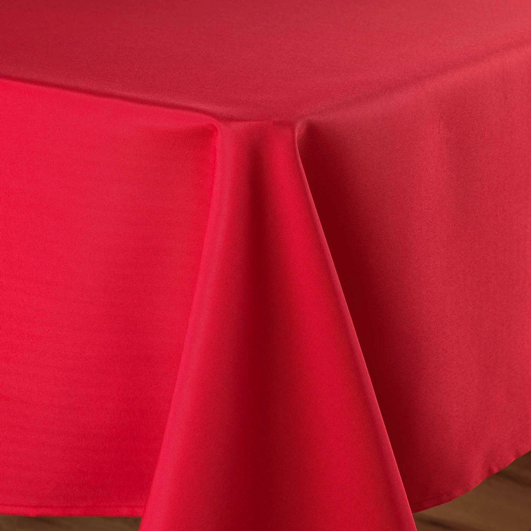 Nappe rectangulaire unie Essentiel - Rouge